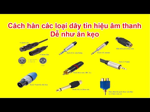 Cách Hàn Dây Jack Tín Hiệu Chuẩn Không Bị Sôi 