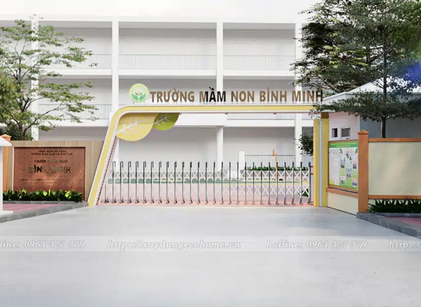 Trường Giang Audio Cung Cấp Và Lắp Đặt Âm Thanh Sân Trường Cho Trường Mầm Non Bình Minh - Tp Hải Dương