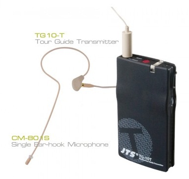 bộ phát không dây TG10T và micro đeo đầu CM802F ( 16 kênh ) - HÃNG JTS
